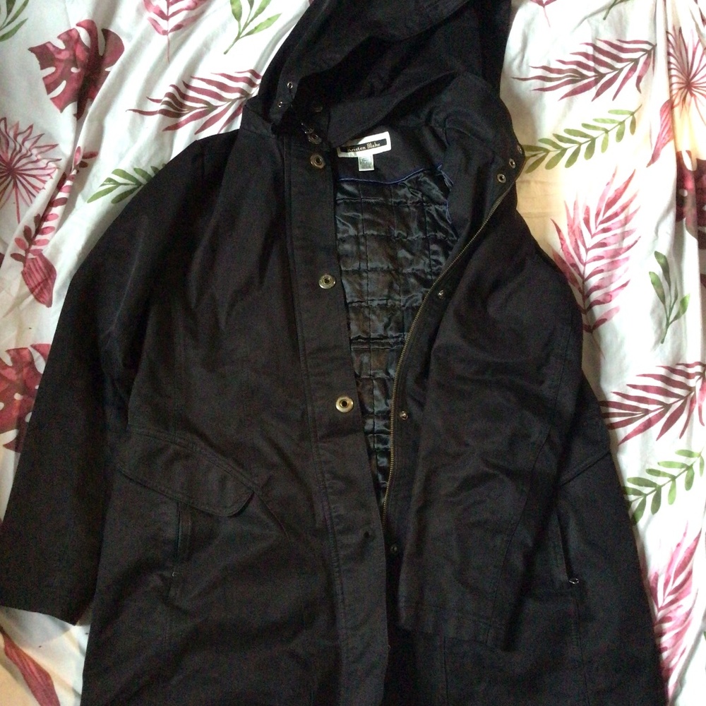 Black Hoodie XXL Coat